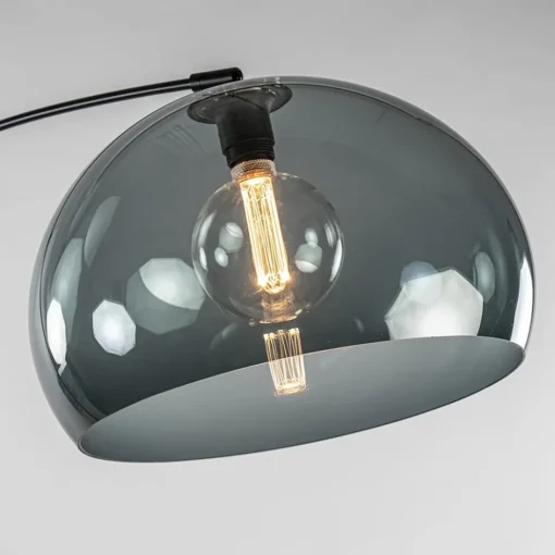 Wandlamp boog met smoke plexibol kap>Straluma Online