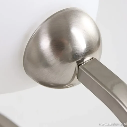 Wandlamp Capri staal/glas slaapkamer>Straluma Sale