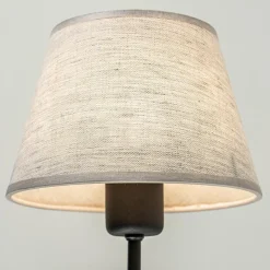 Wandlamp Chicago zwart/zandkleur kap></noscript>Straluma Outlet