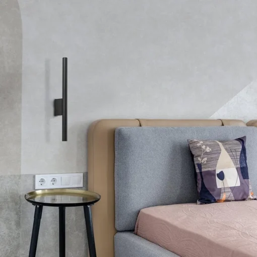 Wandlamp cilinder smal zwart  up+down g9>Straluma