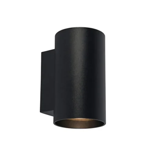 Wandlamp cilinder zwart up+down gu10>Straluma Discount