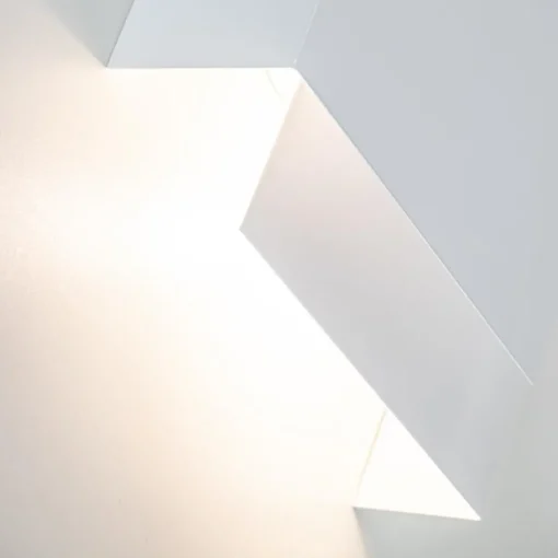 Wandlamp double square wit metaal>Straluma Online