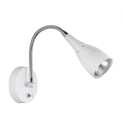 Wandlamp Elite verstelbaar nikkel wit>Straluma Hot