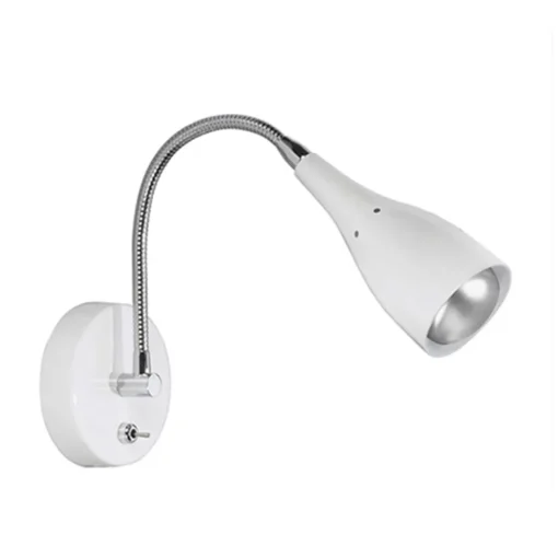 Wandlamp Elite verstelbaar nikkel wit>Straluma Hot