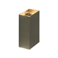 Wandlamp Eros rechthoek brons>Straluma Online