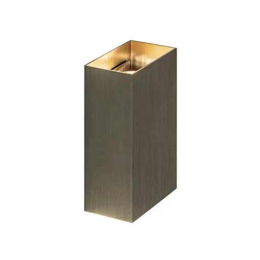 Wandlamp Eros rechthoek brons>Straluma Online