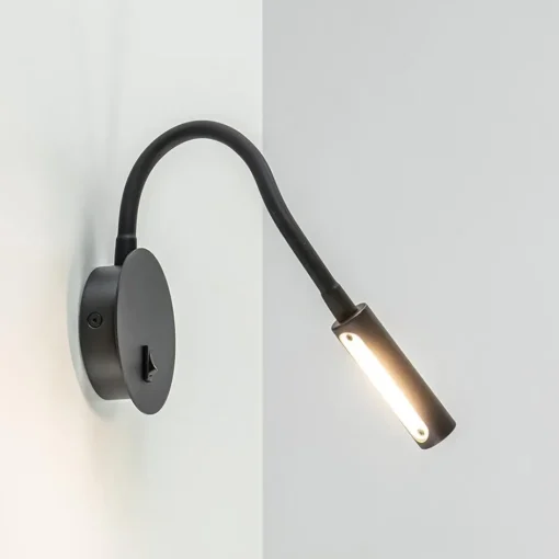 Wandlamp Flex zwart met schakelaar>Straluma Discount
