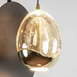 Wandlamp Golden Egg zwart/goud></noscript>Straluma