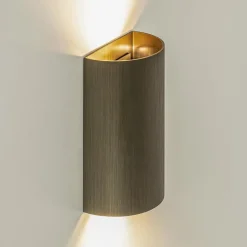 Wandlamp Hera afgerond brons></noscript>Straluma Sale