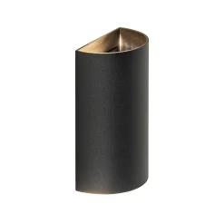 Wandlamp Hera afgerond zwart>Straluma Online