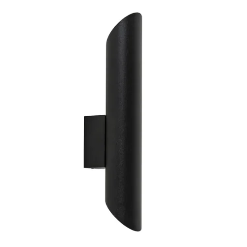 Wandlamp koker smal up+down zwart>Straluma Outlet