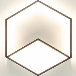 Wandlamp Kubick XL zwart 3000K></noscript>Straluma Best