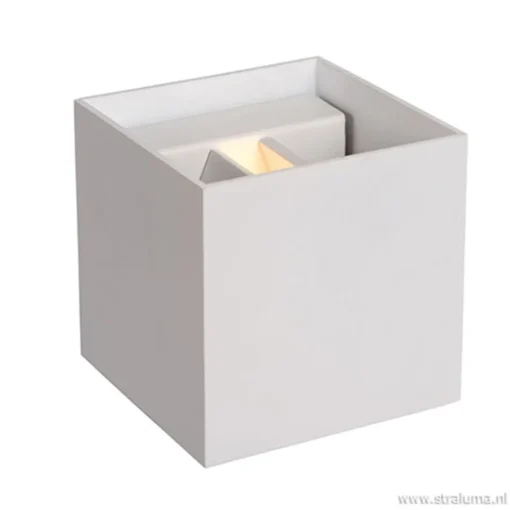 Wandlamp kubus wit verstelbaar incl. led>Straluma Outlet