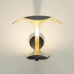 Wandlamp Le Gigine zwart/goldleaf 2700k></noscript>Straluma Outlet