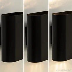 Wandlamp ovaal zwart 2xe14></noscript>Straluma Discount