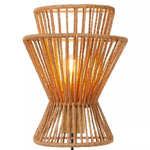 Wandlamp papier naturel met mat goud>Straluma Clearance