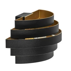 Wandlamp Scudo zwart/goud 25cm>Straluma Best