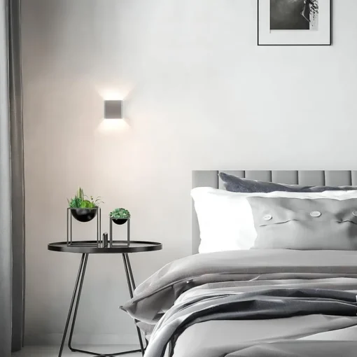 Wandlamp Stretto kubus alu>Straluma
