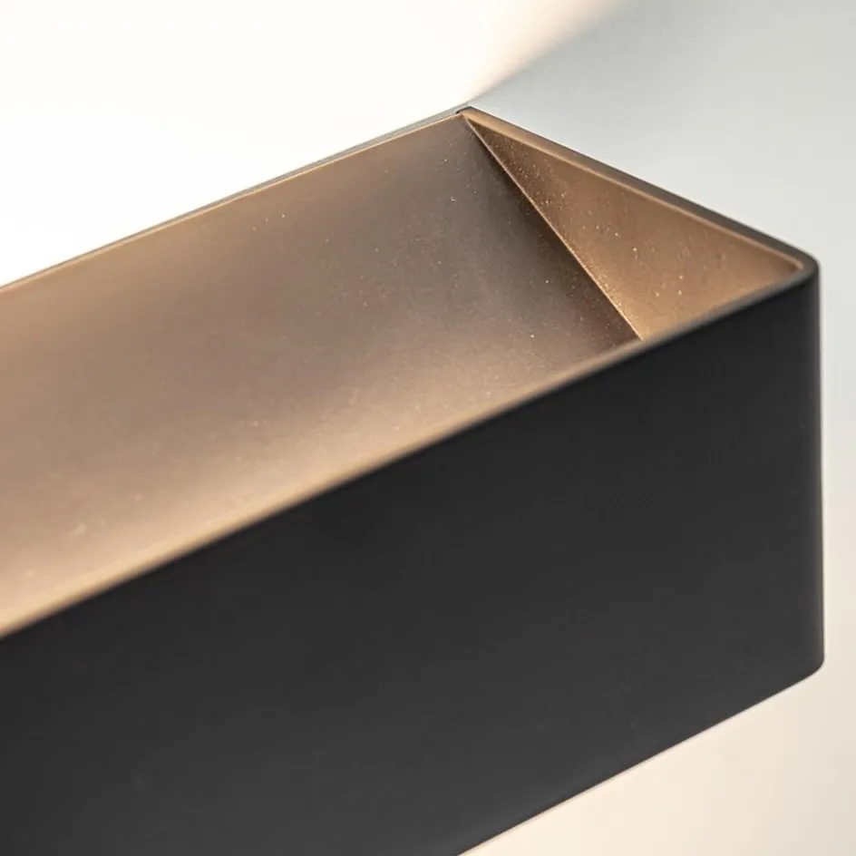 Wandlamp Stretto zwart 30cm>Straluma Outlet