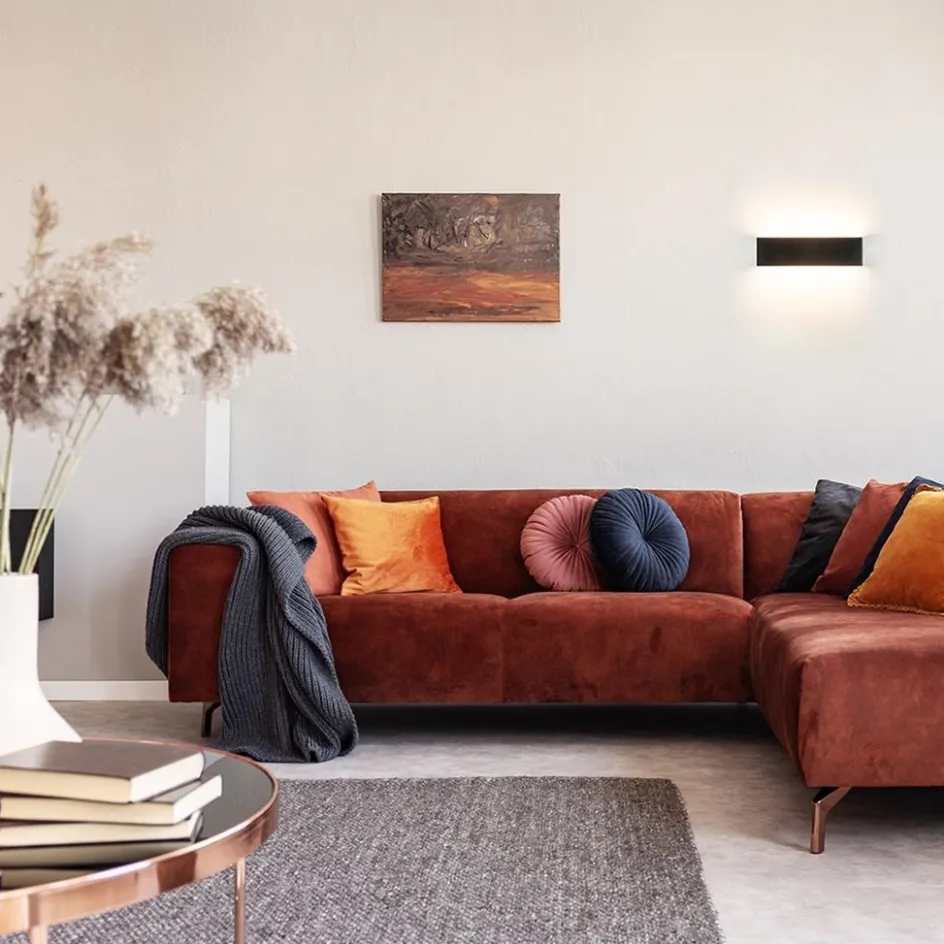 Wandlamp Stretto zwart 30cm>Straluma Outlet