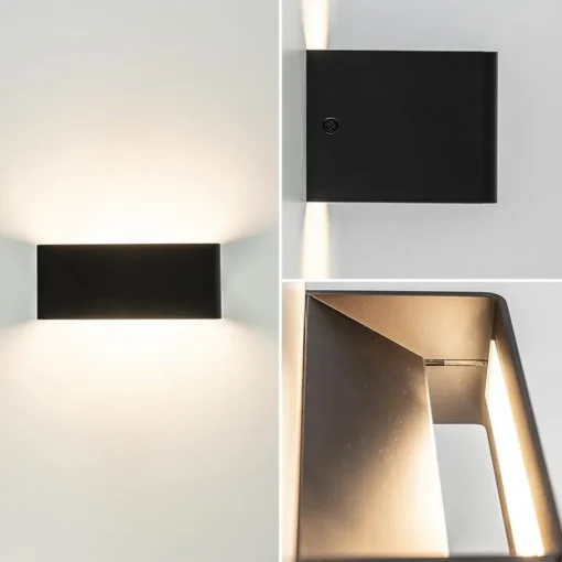 Wandlamp Stretto zwart 20cm>Straluma New
