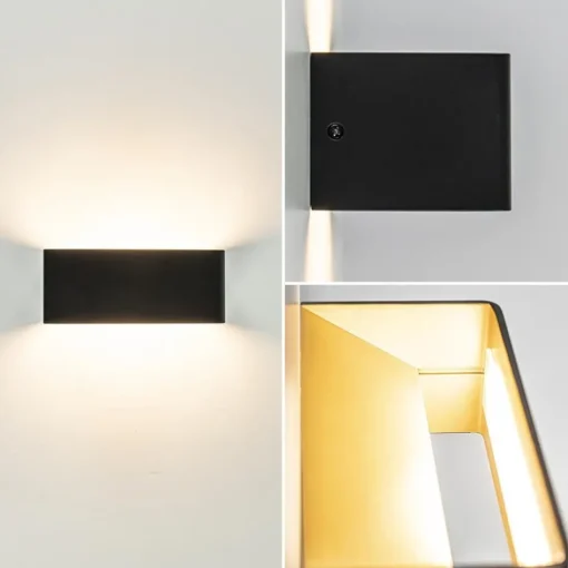 Wandlamp Stretto zwart/goud 20cm>Straluma Online