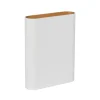 Wandlamp wit/goud ovaal dimbaar>Straluma Discount