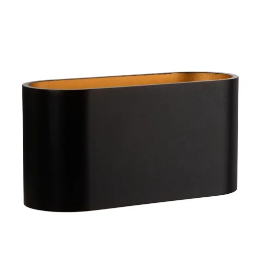 Wandlamp Xera ovaal zwart/goud>Straluma Online