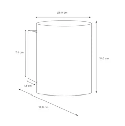 Wandlamp Xera zwart/goud binnenkant></noscript>Straluma Clearance