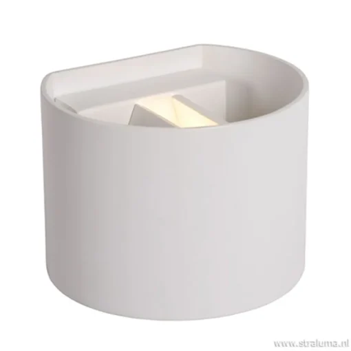 Wandlamp Xio wit afgerond incl. led g9>Straluma Clearance