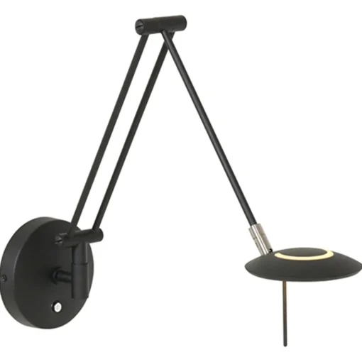Wandlamp Zodiac zwart incl. dimmer cct>Straluma Online
