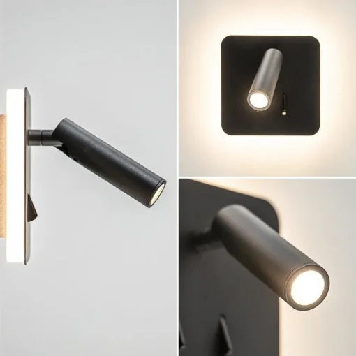 Wandlamp zwart leesspot + indirect lich>Straluma Sale