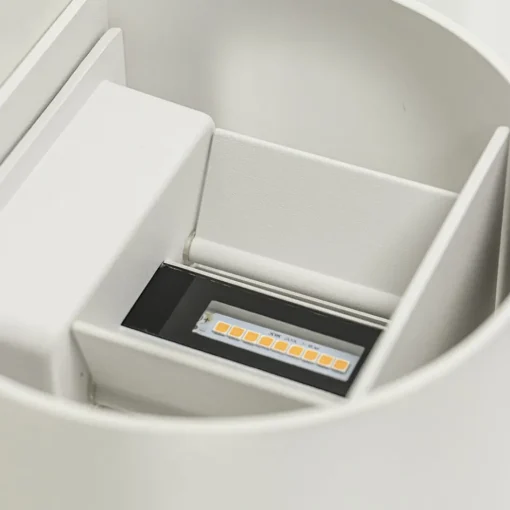 Witte LED Buitenlamp IP54 afgerond wit>Straluma Outlet