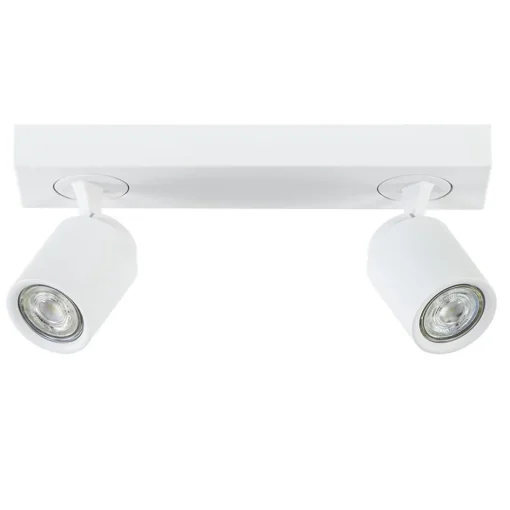 Witte 2-lichts opbouwspot GU10 verstelbaar>Straluma Discount