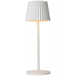 Witte tafellamp oplaadbaar inclusief dimbaar LED IP54>Straluma Outlet