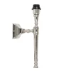 Zilveren wandlamp Delhi fakkel>Straluma New