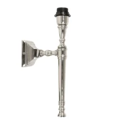 Zilveren wandlamp Delhi fakkel>Straluma New