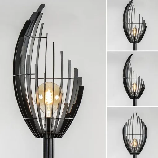 Zwart metalen design vloerlamp Omegna dimbaar>Straluma Sale