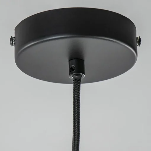 Zwart metalen hanglamp bol 30 cm>Straluma Sale
