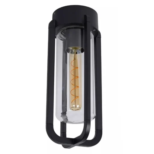 Zwarte buitenlamp plafond IP44>Straluma Online