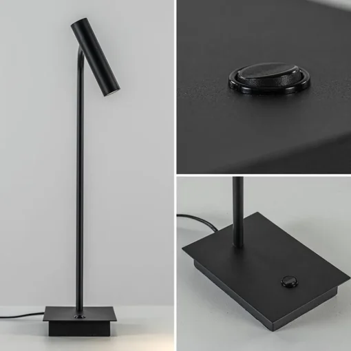 Zwarte bureaulamp met dimbaar LED verstelbaar>Straluma Hot