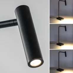 Zwarte bureaulamp met dimbaar LED verstelbaar></noscript>Straluma Hot