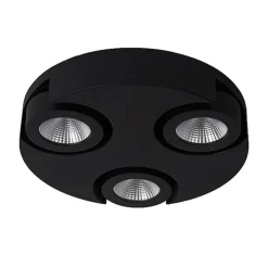 Zwarte design plafondlamp LED>Straluma Hot