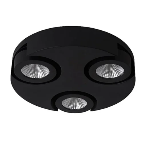 Zwarte design plafondlamp LED>Straluma Hot