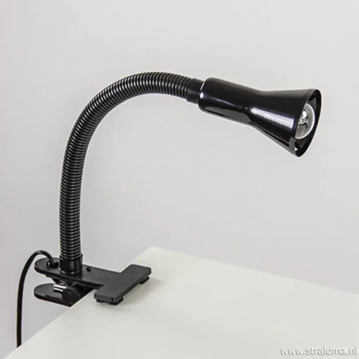 Zwarte klemlamp/leeslamp voor bureau>Straluma Clearance