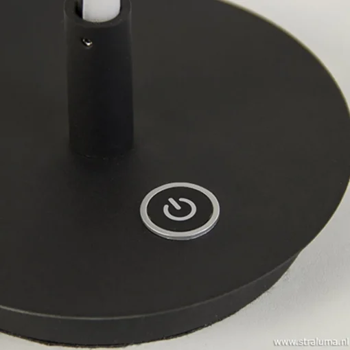 Zwarte LED tafellamp met touchdimmer>Straluma Sale