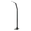 Zwarte led vloerlamp met touchdimmer>Straluma Outlet