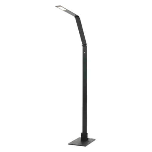 Zwarte led vloerlamp met touchdimmer>Straluma Outlet