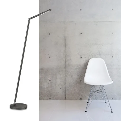 Zwarte leeslamp vloerlamp LED>Straluma