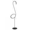 Zwarte vloerlamp flamingo met LED RGB multicolor>Straluma Outlet